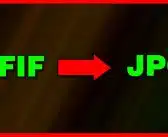 Pourquoi convertir un jfif en jpeg ?